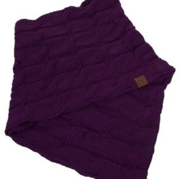 C.C 3pc Knit Warm Pom Beanie Gloves Scarve… main image 5